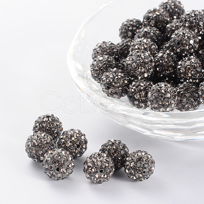 Pave Disco Ball Beads RB-H258-10MM-215-1