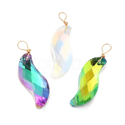 Glass Pendants KK-Q777-11LG-1