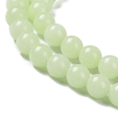 Synthetic Luminous Stone Beads Strands G-L582-01B-1