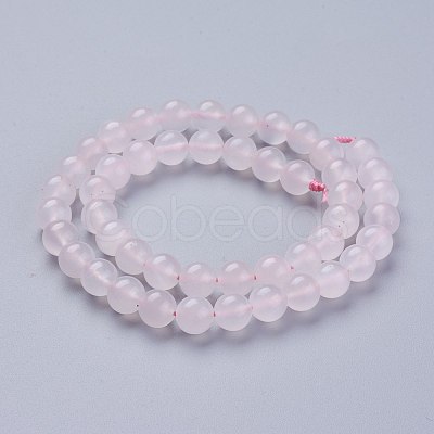 Natural Pink Calcite Beads Strands X-G-F687-01A-1