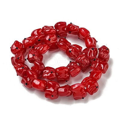 Handmade Transparent Glass Beads GLAA-N0028-01A-1