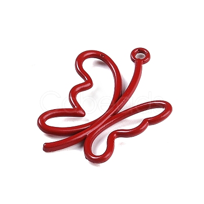 Baking Paint Alloy Pendants FIND-G080-01H-1