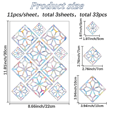 PVC Self Adhesive Stickers STIC-WH20010-20B-1