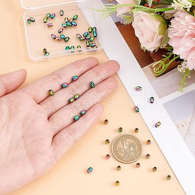 60Pcs Ion Plating(IP) 304 Stainless Steel Bead STAS-UN0038-98-1