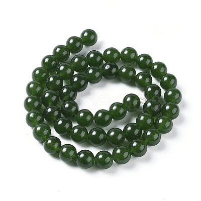 Natural White Jade Beads Strands G-G796-04C-01-1