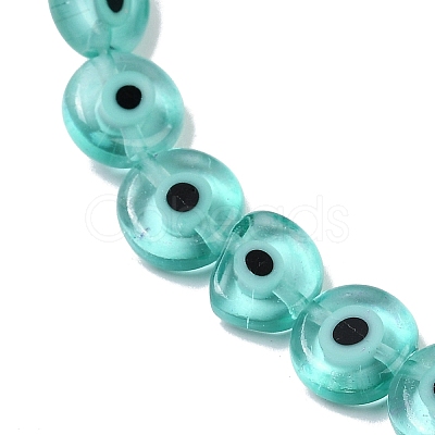 Handmade Evil Eye Lampwork Beads Strands LAMP-G164-10C-01-1