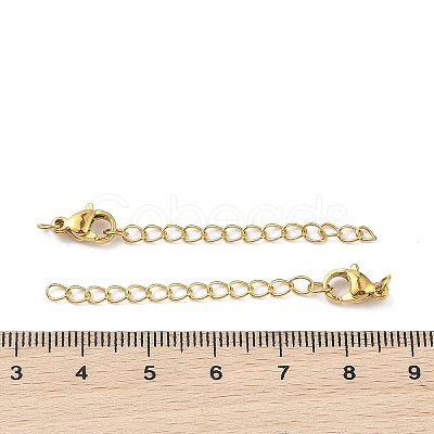 Ion Plating(IP) 304 Stainless Steel Curb Chain Extender High Polished STAS-A097-02D-G-1
