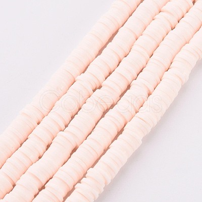Handmade Polymer Clay Bead Strands CLAY-T002-6mm-41-1