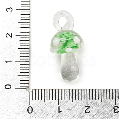 Handmade Lampwork Pendants LAMP-S067-02D-1