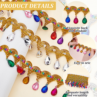 Polyester Sewing Ornament DIY-WH20032-123B-1