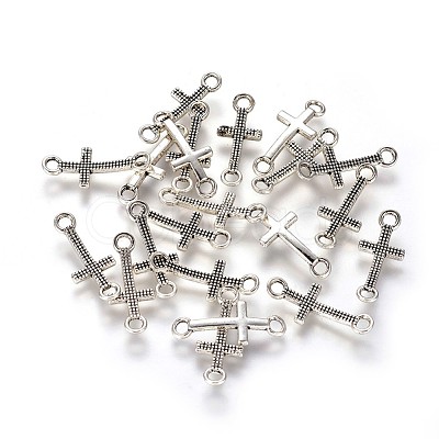 Tibetan Style Alloy Links connectors X-TIBE-Q066-07AS-RS-1