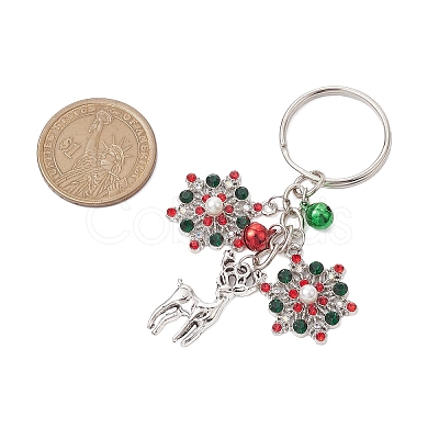 Alloy with Cubic Zirconia Keychain KEYC-JKC00865-1