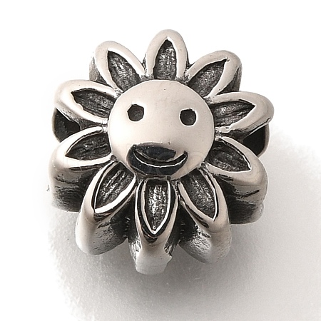 304 Stainless Steel European Beads STAS-G350-03AS-1