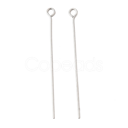 Non-Tarnish 304 Stainless Steel Eye Pin X-STAS-R045-45mm-1
