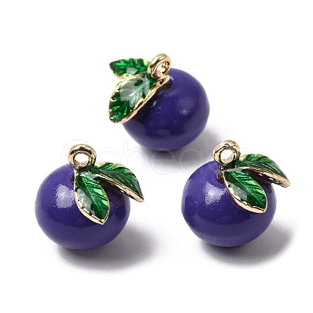 Alloy Enamel Pendants PALLOY-T094-06C-1