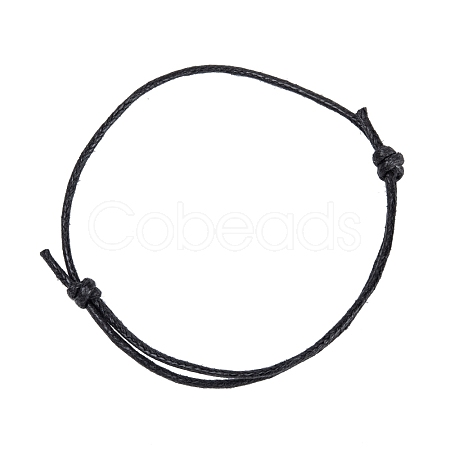 Waxed Cord Bracelet Making AJEW-JB00013-02-1