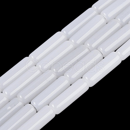 Imitation Jade Glass Beads Strands GLAA-N070-01A-B01-1