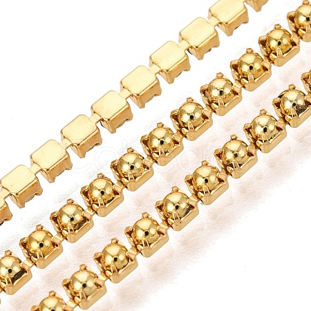 Iron & ABS Plastic Imitation Pearl Tennis Chains CH-Q006-01A-01-1