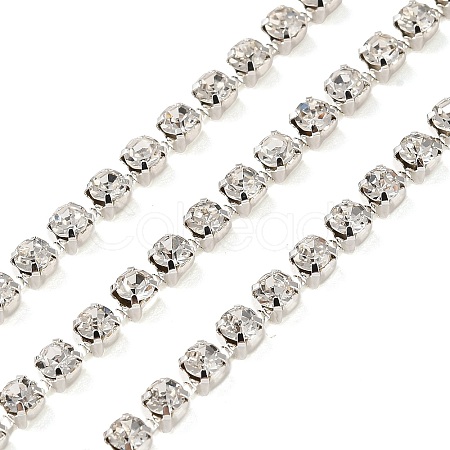 Iron Rhinestone Cup Chains CH-A008-01B-1