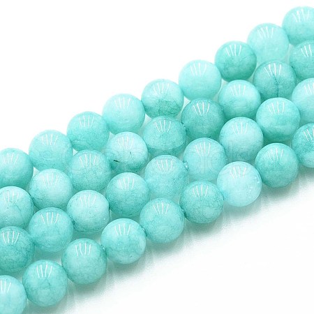 Natural Quartz Beads Strands G-N355-6mm-37-1