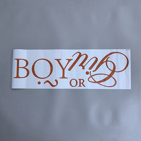PVC Self-Adhesive Decorative Stickers STIC-WH20010-18-1