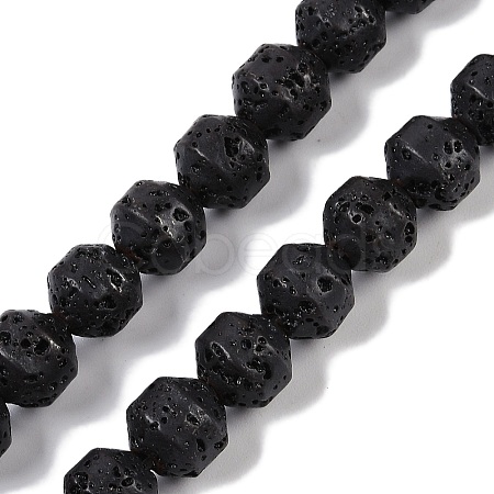 Natural Lava Rock Beads Strands G-A234-D02-01-1