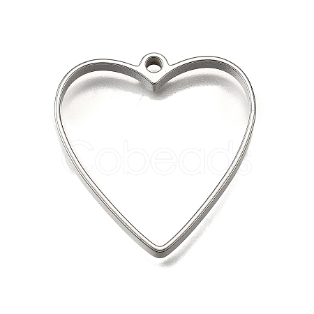304 Stainless Steel Pendants STAS-S181-01P-H-1