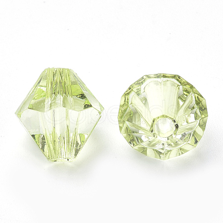 Transparent Acrylic Beads TACR-S146-6mm-12-1