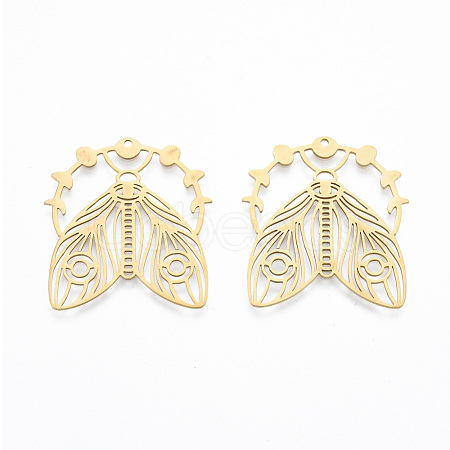 201 Stainless Steel Pendants STAS-N090-LA925-2-1