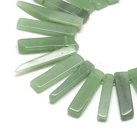 Natural Green Aventurine Beads Strands G-R419-16-1