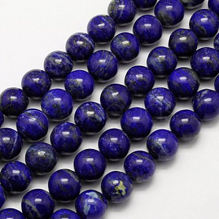 Natural Lapis Lazuli Beads Strands G-G423-4mm-A-1