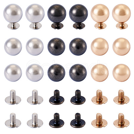 18 Sets 3 Colors Iron Screws FIND-TA0006-29C-1