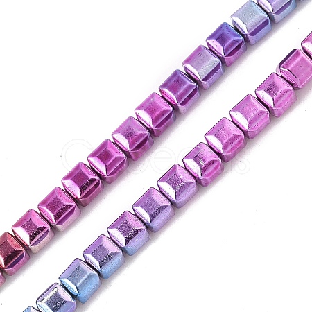 Electroplated Synthetic Non-magnetic Hematite Beads Strands G-A263-H01-04-1