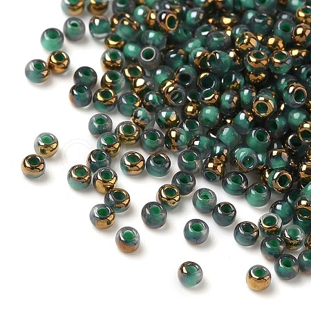 Electroplated Glass Beads LS-GLAA-Q120-02A-02-1