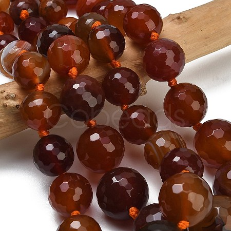Dyed & Heated Natural Agate Graduated Beads Strands GG-CBA007A-D11-01A-1