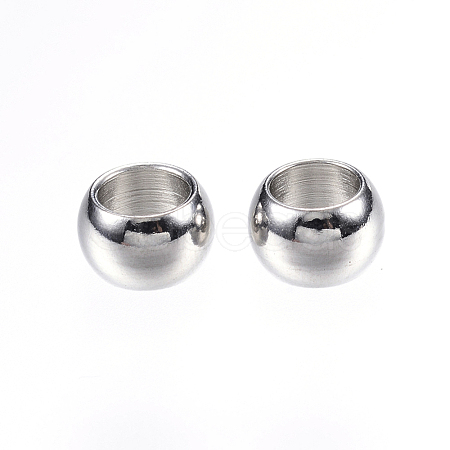 Tarnish Resistant 201 Stainless Steel Beads STAS-E147-25P-1