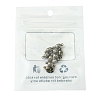 10Pcs Round Brass Magnetic Clasps with Loops KK-FS0001-34AB-6