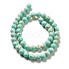 Synthetic Turquoise and Sea Shell Assembled Beads Strands G-D482-01B-08-3