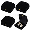 Flocking Earring Storage Boxes CON-WH0086-189-1