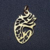 201 Stainless Steel Pendants STAS-T046-JA352-2-1