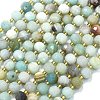 Natural Flower Amazonite Beads Strands G-K389-E72-01-1