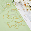 SUPERFINDINGS 600Pcs 4 Style Glass Bugle Beads SEED-FH0001-12-5