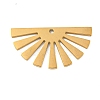 Ion Plating(IP) 304 Stainless Steel Pendants STAS-B056-17G-02-1