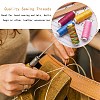12Rolls 12 Colors Waxed Polyester Cord YC-SZ0001-03A-5