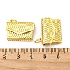 Golden Brass Pendants KK-L209-033G-4