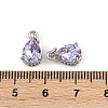 Brass Pave Cubic Zirconia Pendants KK-L240-05P-03-3