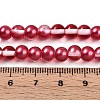 Baking Paint Transparent Glass Beads Strands DGLA-N011-6mm-06-4