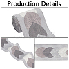 3M Polyester Jacquard Leaf Ribbon for Garment Accessories OCOR-CY0002-12D-5