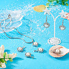 4Pcs Natural Pearl Pendants PALLOY-TAC0181-7