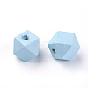 Dyed Natural Wooden Beads WOOD-S037-109F-20mm-1